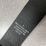 LP Blue Belt Womens Small Black Vegan Leather Gold Circle Buckle 1.5in Classic Photo 6