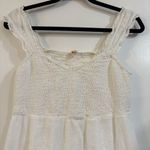 Anthropologie  Maeve Boho Gauzy Cotton Dress Smocked Lined Pockets Beach Coast Photo 1