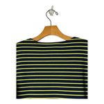 STS Sail to Sable Dress Women Blue Yellow Stripe Crewneck Shift Mini Preppy Photo 3