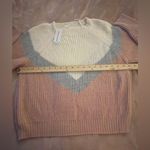 LA Hearts NWT  PAC Sun Tri Color Block Fuzzy Knit Cropped Sweater Size M Photo 10