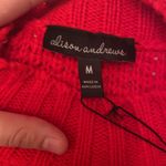 Alison Andrews Long Sleeve Red Sweater Photo 2