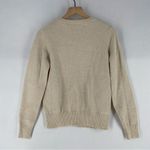 Soft Cream Knit Lace Trim Button Front Long Sleeve Cardigan Feminine Coquette Photo 8