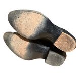 Justin Boots 1980s Black Leather Women’s Vintage Western Cowboy Cowgirl size 7 Photo 7