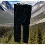 Ralph Lauren Y2k Lauren LRL Velvet Pants Black Blueish Soft Velour Womens Sz12 Photo 5