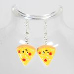 Handmade Snack Attack Earring Set – Acrylic Earrings – Milkshake, Burger & Pizza Photo 12