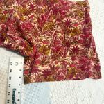 Joie  small tropical print flat front linen blend shorts pockets SH2 2754 Photo 3