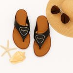 Salvatore Ferragamo Two-Tone Leather Sandals Women’s 39 Black Tan Quiet Luxury Photo 10