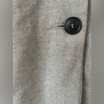 United Colors Of Benetton Vintage  Womens Sz 44 (M/L) Coat Gray Wool Trench Pea Photo 2