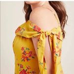 Anthropologie  Londonderry Yellow Floral Print Plus Size Boho Jumpsuit New Photo 4