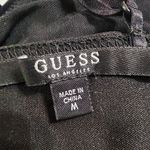 Guess  Black Velvet Triangle Bralette (M) Photo 4