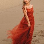 Terracotta Tulle Dress Orange Size 2 Photo 1