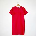 barney's new york Barney’s New York Wool Silk Short Sleeve Dress Salmon Size 38 / 4 Photo 2