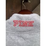 Victoria's Secret YSU  Sz‎ M Pink Sweatshirt Quarter Zip 5th & Ocean NCAA Photo 3