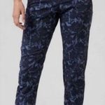 Athleta  Trekkie North Jogger Pants Women’s Size Medium Blue Pull On Tapered Zip Photo 0