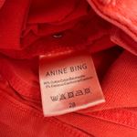 ANINE BING  Denim Jeans Button Fly High‎ Rise Orange Peach Women's Size 28 Photo 8