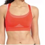 Athleta Tangerine Seamless Double Under Sports Bra Small Photo 0