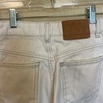 ZARA High Rise Cream Jeans Photo 2