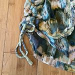 Free People Blue and Green Shorts Relaxed Fit Photo 1