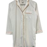 Madewell  White Button Down Poplin Bedtime Nightshirt Preppy Coastal Grandma Airy Photo 0