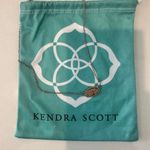 Kendra Scott Elisa Necklace Copper Rose Gold Drusy Pendant Gold Chain Photo 7