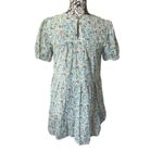 Tuckernuck Hyacinth House Womens Floral Dress Tiered Ruffle Xsmall Blue Size XS Photo 2