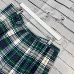 Vintage 1950s Jonathan Logan White & Green Plaid Maxi Skirt 6 CottageCore Preppy Photo 6