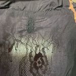 Free People Black Utility Jacket with Pink Accents Photo 3