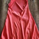 Retrofête Retrofete Sabrina Dress in Coral Size Large Halter Open Back NWT Sleeveless Maxi Photo 8