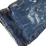 Lee Thrashed Bleach 90s Vintage Jeans 27β High Waisted Bootcut Dark Wash Denim Photo 7