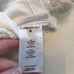 Audrey Parks x Francesca's White Square Neck Crochet Boho Festival Top M‎ Size M Photo 4