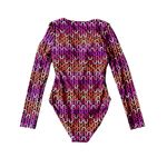 Trina Turk NWT!  Echo Long Sleeve Ring Front One Piece Paddle Suit - Size Medium Photo 7