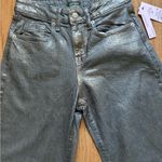 Wild Fable Women's Metallic Straight Leg Jeans Photo 2