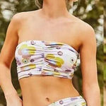 New! Set! Beth Richards Delrey‎ Bikini Top and bottom, 70’s floral bikini, XS Purple Photo 0