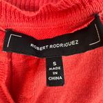 Robert Rodriguez  Cardigan Womens Small Linen Blend Beachy Preppy Academia Career Photo 1