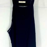 Tres Bien Ribbed Cropped Halter Tank Black M Photo 2