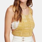 Free People Bombshell Tank Top Yellow Photo 1