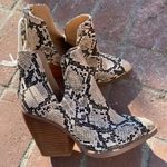 Abound  Kayla Snake Embossed Block Heel Booties size 6 Photo 5