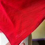 Fiorio Milano Vintage Italian Silk Scarf Red Pink Geometric 100% Seta‎ Photo 7