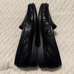 SAS Simplify Black Patent Leather Croc Embossed Loafers Shoes Women’s Sz 9 Slim Photo 6