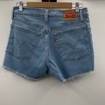 Levi's Light Blue High Rise Distressed Jean Shorts Women's Size 29 Summer Photo 2