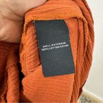 7 For All Mankind Burnt Orange Tiered Maxi Dress Womens S Boho Romantic Prairie Photo 7