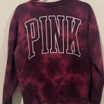 PINK - Victoria's Secret PINK Tie Dye Burgundy Sweater Photo 1