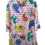 Gretchen Scott NWT  Multicolored Polka Dot Elephant Tunic Swim Cover Photo 0