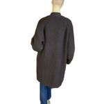 Woman Within BROWN CABLE KNIT V NECK CARDIGAN SWEATER (L/18/20) Photo 3