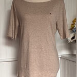 Tommy Hilfiger Short Sleeve Beige Top NWT Photo 0
