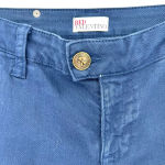 RED Valentino Navy Blue Cargo Pants Ankle Skinny Bow Detail Size Size 6 Photo 4