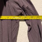 Elle Purple Gray Lace Back Open Front Cardigan Size XL Lightweight Long Sleeve Photo 10