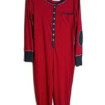 Abercrombie & Fitch Sleepwear Collection Size M Red Contrast Trim One Piece Photo 1