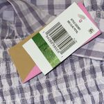 Riley & Rae Womens Sz Large Checkered Square Neck Sleeveless Jumpsuit Lilac Purple Photo 6