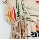 Denim & Supply Ralph Lauren Ralph Lauren Denim & Supply southwestern motif fringed oversized tee. Small Photo 3
